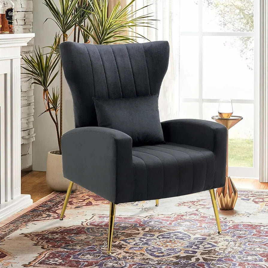 Modern Velvet Armchair