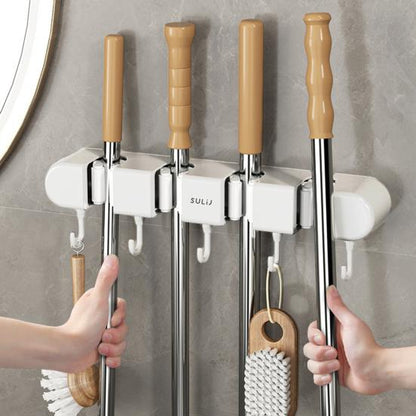 Wall-Mounted Mop Holder