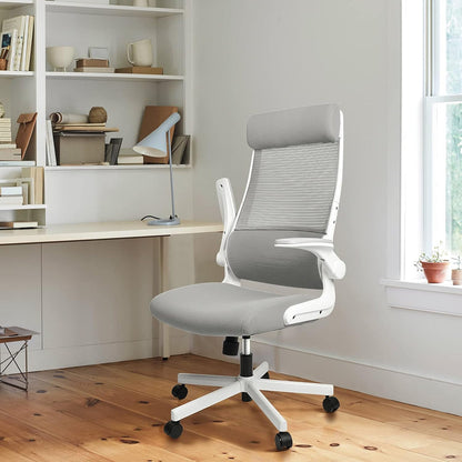 MELOKEA Gray Office Chair Ergonomic