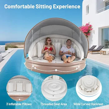 COSTWAY Inflatable Pool Float