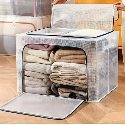 Extra Large Storage Bag Box 100L Transparent 2 pieces