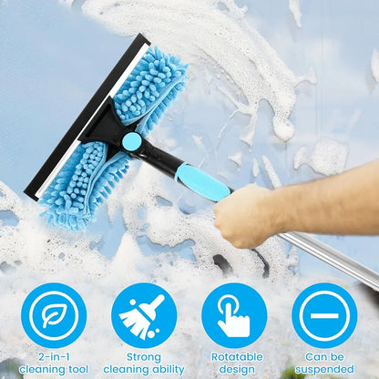 LONG Window Mop AND MICROFIBER CLEANING