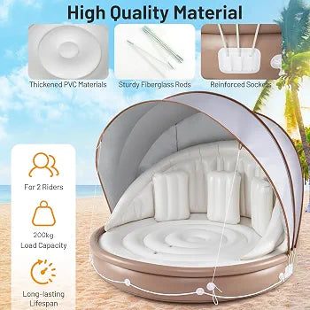 COSTWAY Inflatable Pool Float