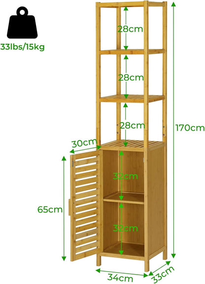 Freestanding Bamboo Cabinet