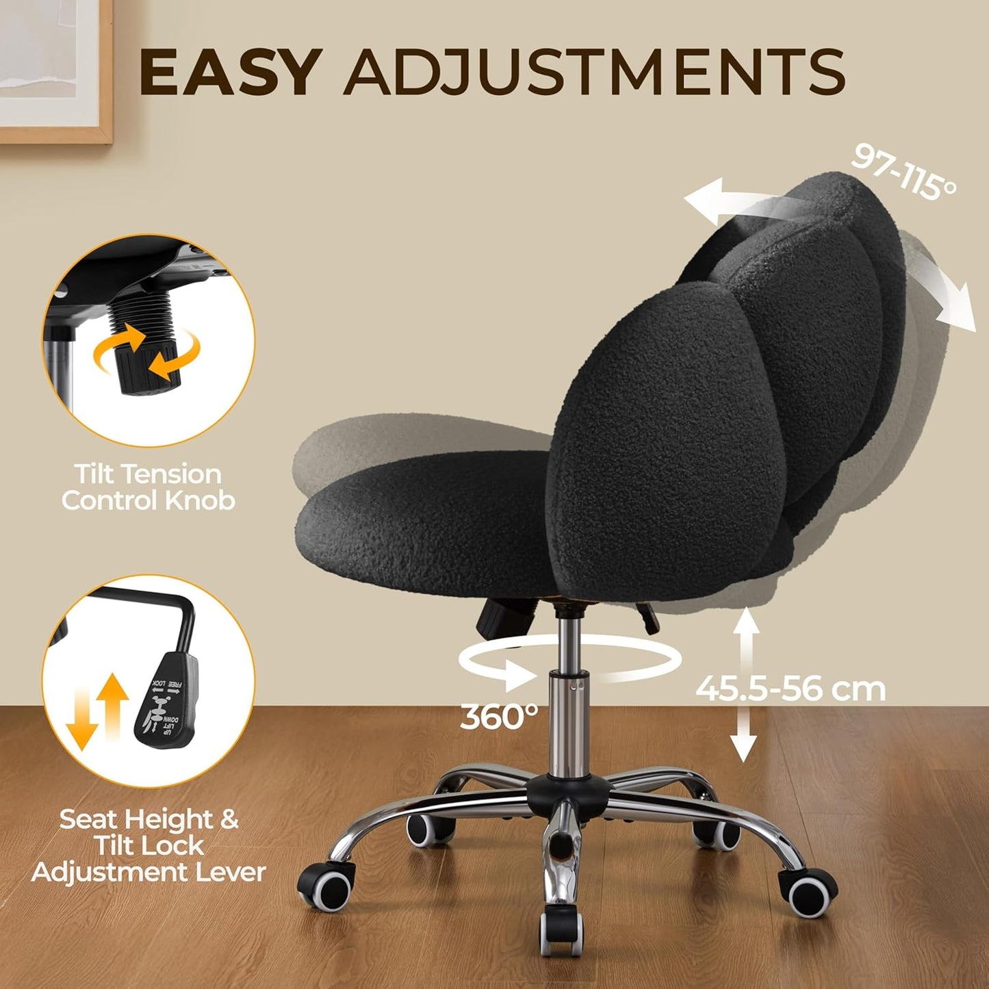 Yaheetech Makeup Chair