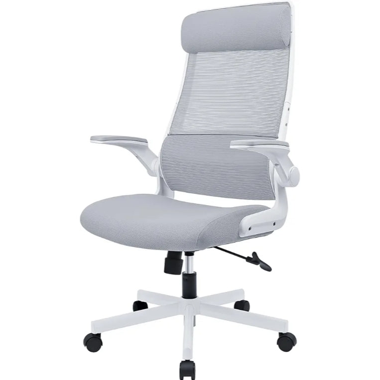 MELOKEA Gray Office Chair Ergonomic