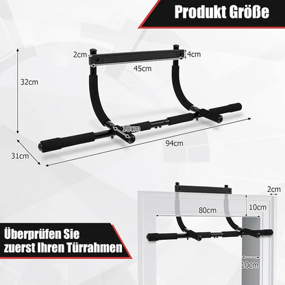 COSTWAY Pull-up bar for door frames sp37601