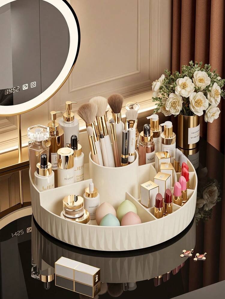 Rotating Makeup Storage Tray