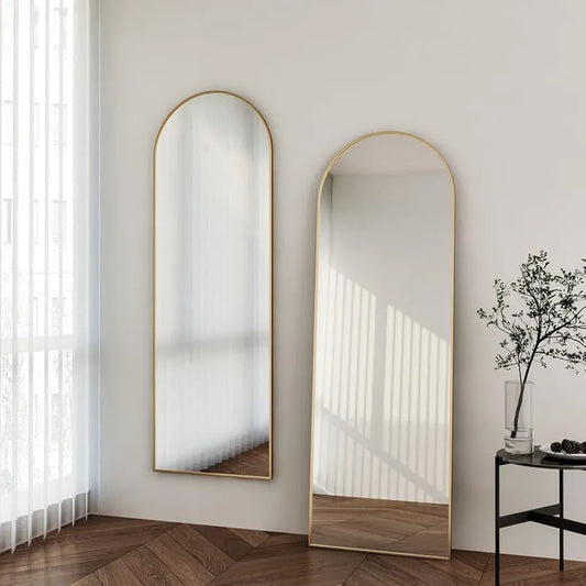 Gold Full Body Mirror Arch 50 x 150 cm