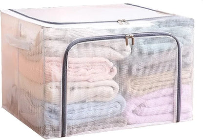 Extra Large Storage Bag Box 100L Transparent 2 pieces