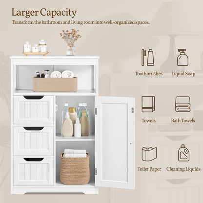 Yaheetech Cabinet Wooden Storage Organizer