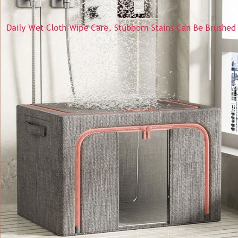 Metal Frame Storage Bag Box (2pcs)