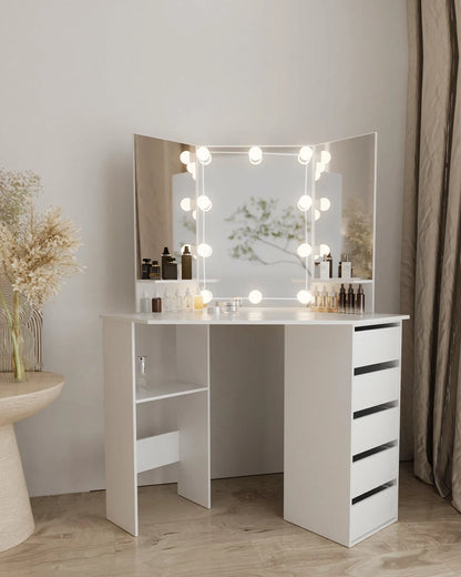 The Roze corner vanity table