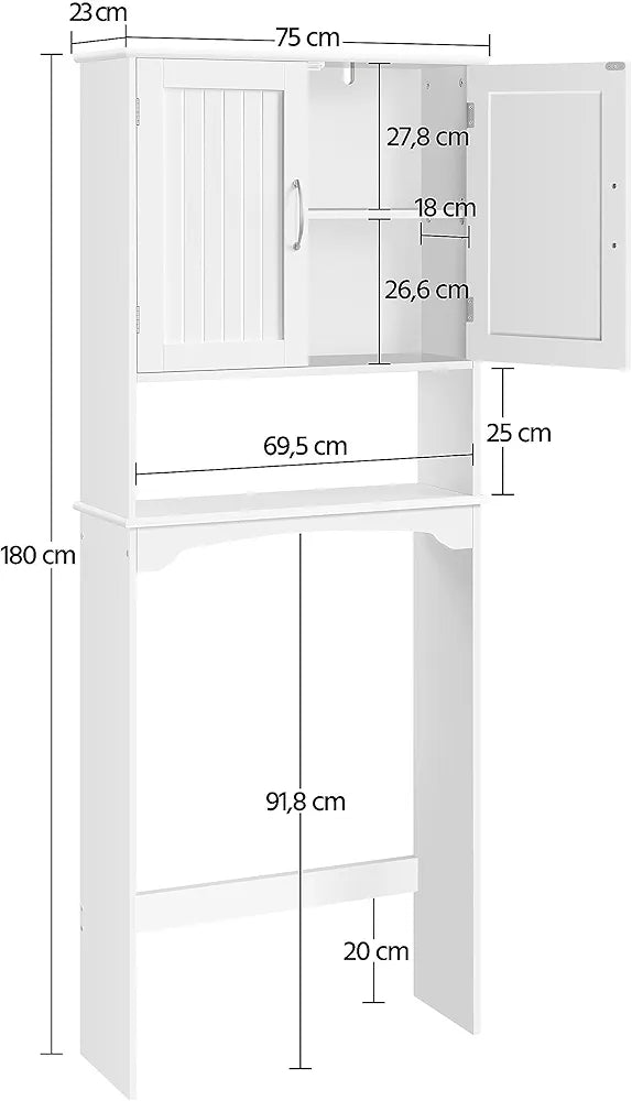 Yaheetech Bathroom Cabinet Washing Machine Cabinet