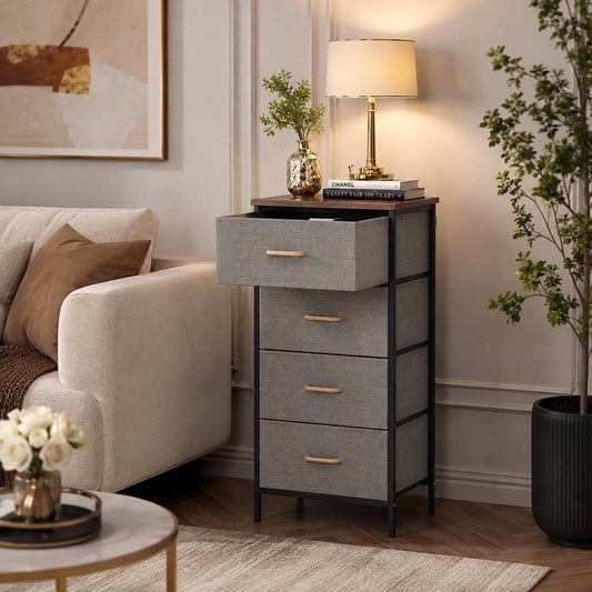 Chest of 4 Fabric Drawers