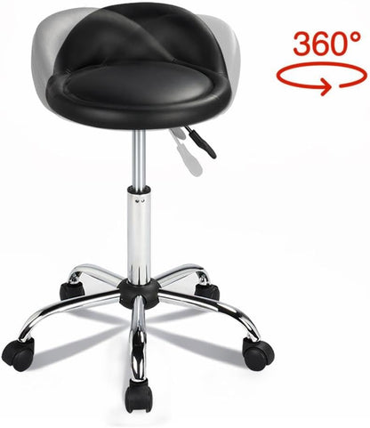 Yaheetech Roller Stool Swivel Chair