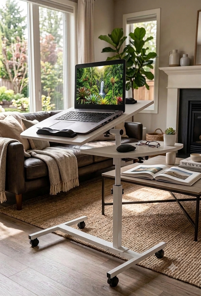 PIPIPOXER Laptop Table Height Adjustable