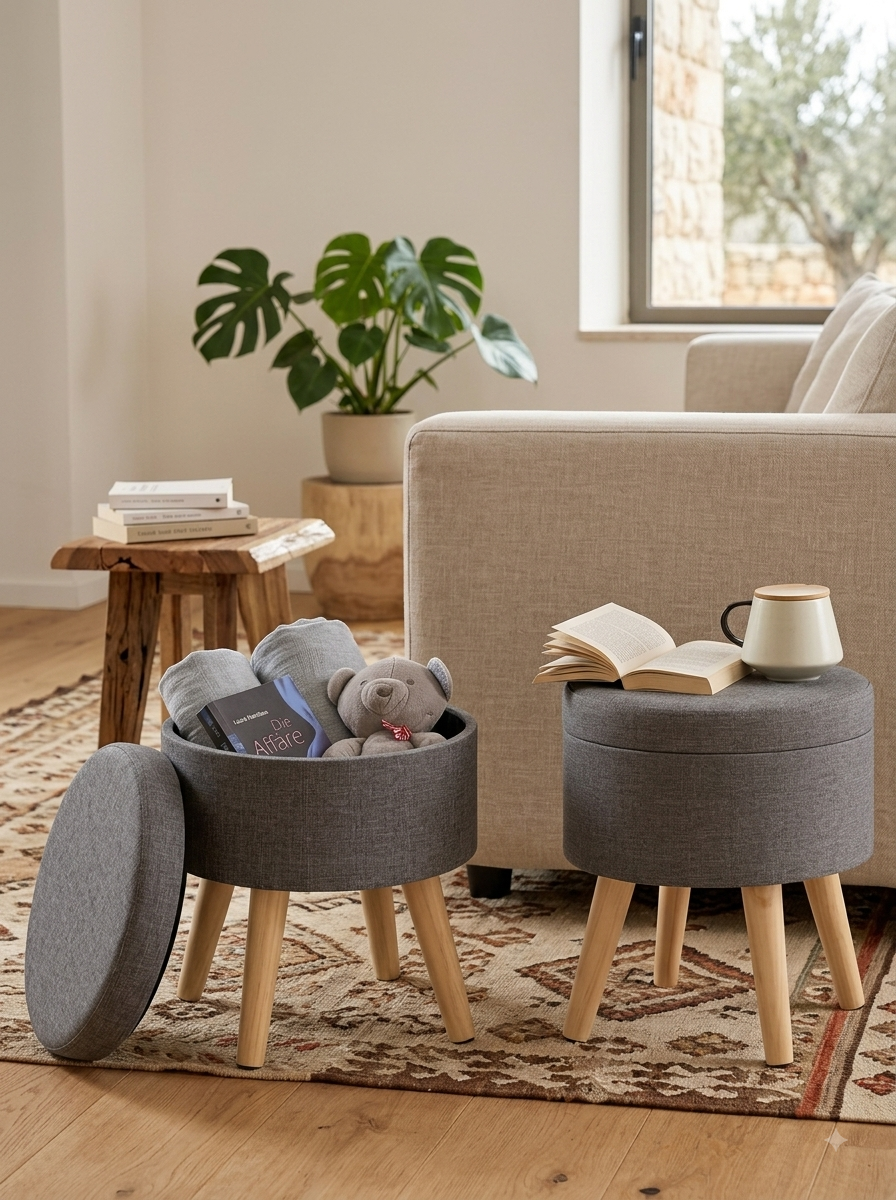 WOLTU  Stool with Storage