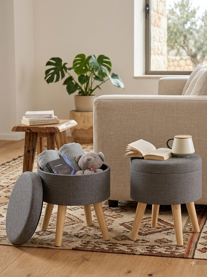 WOLTU  Stool with Storage