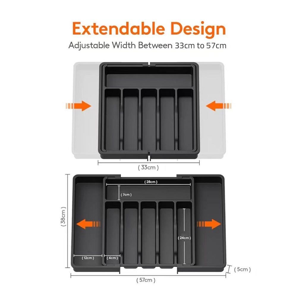 Extendable Cutlery Storage
