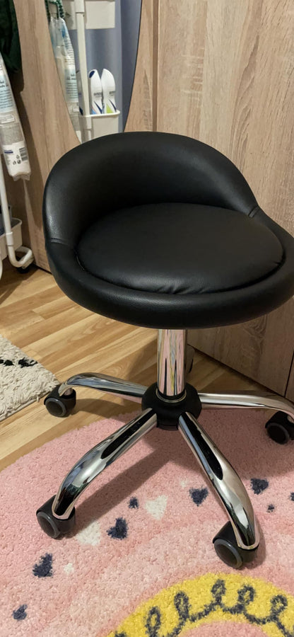 Yaheetech Roller Stool Swivel Chair