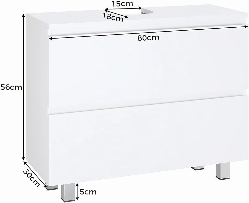 Bathroom vanity with 2 large drawers Undersink Dj503582