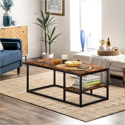 VOWNER Coffee Table, Vintage Brown