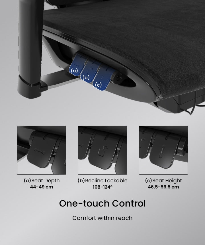 FLEXISPOT Multifunctional Fabric Ergonomic Chair (BS12 PRO)