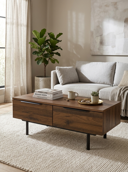 Damien Coffee Table with 2 Drawers