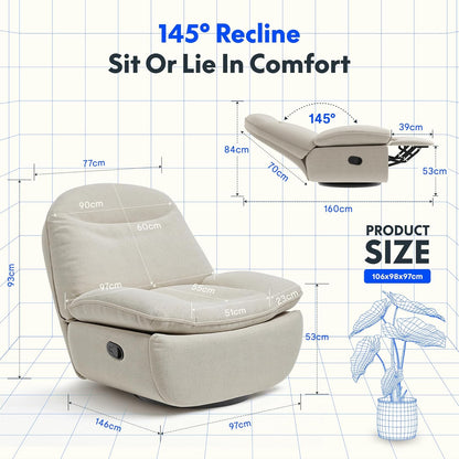 FLEXISPOT XC6 Rocking Swivel Recliner Chair