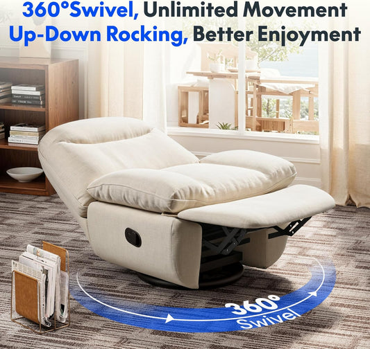 FLEXISPOT XC6 Rocking Swivel Recliner Chair