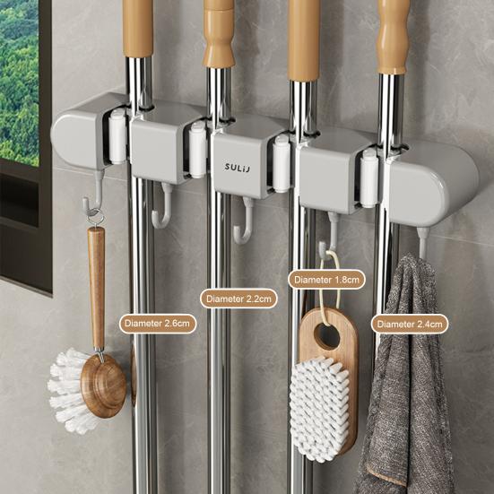 Wall-Mounted Mop Holder