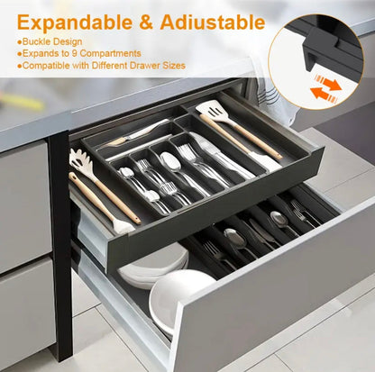 Extendable Cutlery Storage