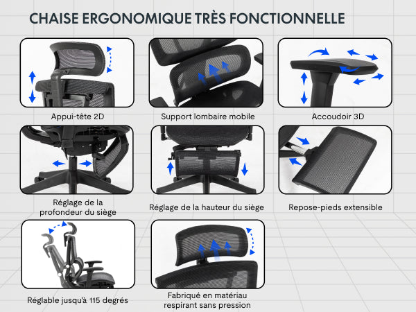 FLEXISPOT C7B Air Pro Ergonomic Office Chair