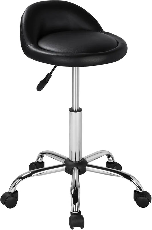 Yaheetech Roller Stool Swivel Chair