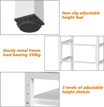 Washer Dryer Stacking Kit, Height-Adjustable Stand