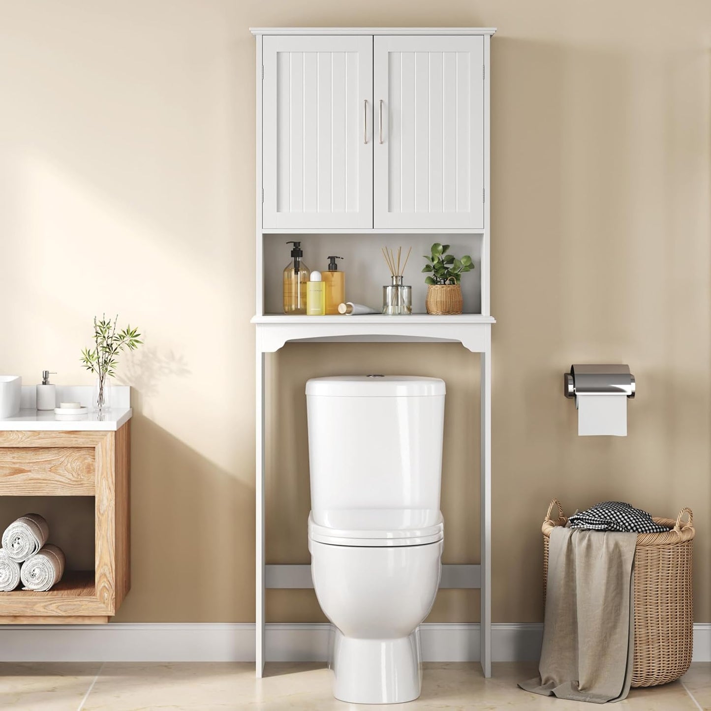 Yaheetech Bathroom Cabinet Washing Machine Cabinet