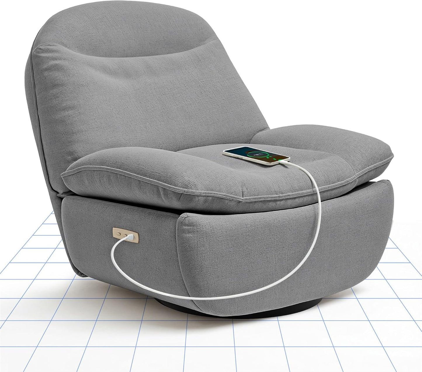 FLEXISPOT XR6 Recliner Swivel Rocking Chair