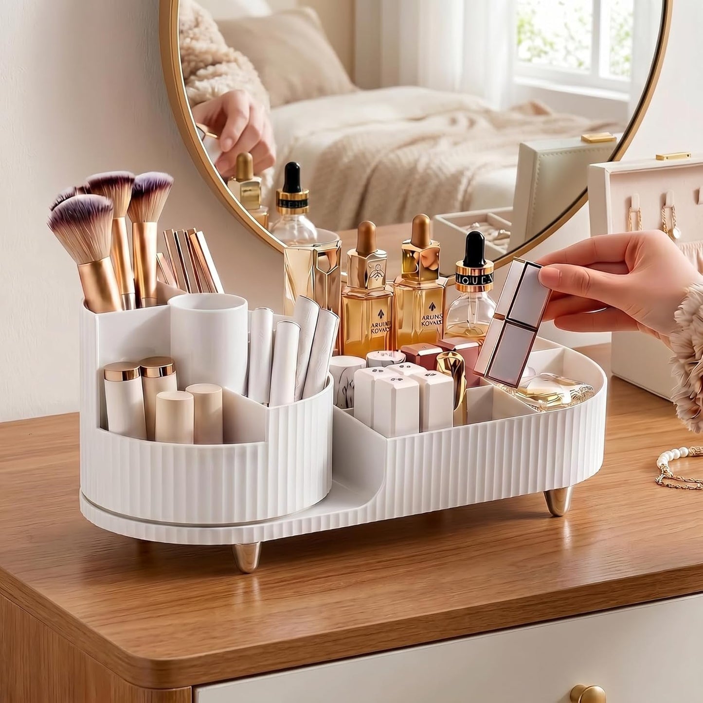 Rotating Makeup Organizer