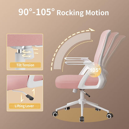 Pink Office Desk Chair