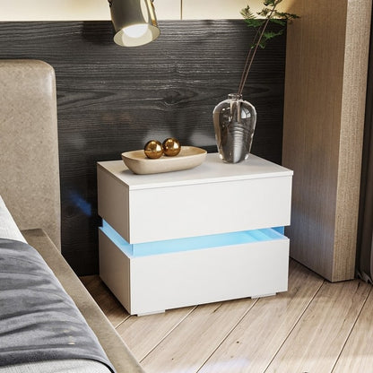 RGB LED Bedside Drawes