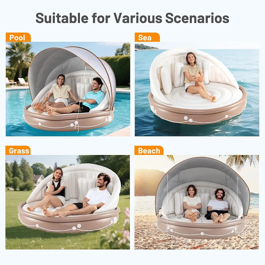 COSTWAY Inflatable Pool Float