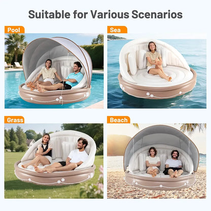 COSTWAY Inflatable Pool Float