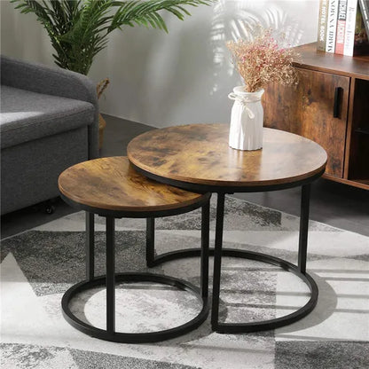 Hawsaiy 2-in-1 Nesting Coffee Table Set FU02001YL