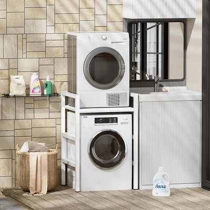 Washer Dryer Stacking Kit, Height-Adjustable Stand