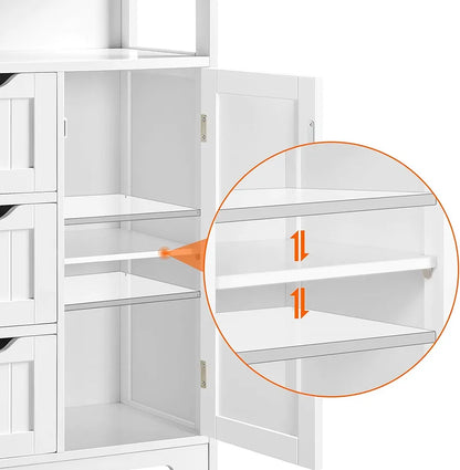 Yaheetech Cabinet Wooden Storage Organizer