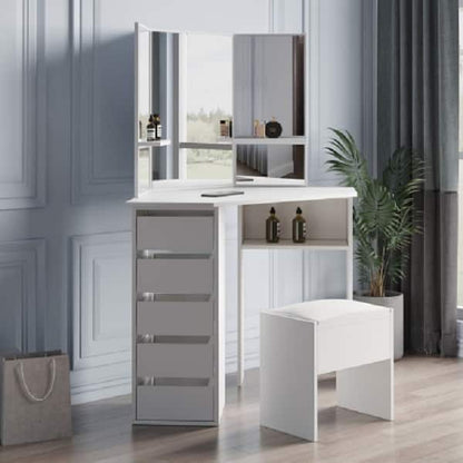 The Roze corner vanity table