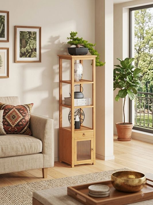 Bamboo Plant Stand
