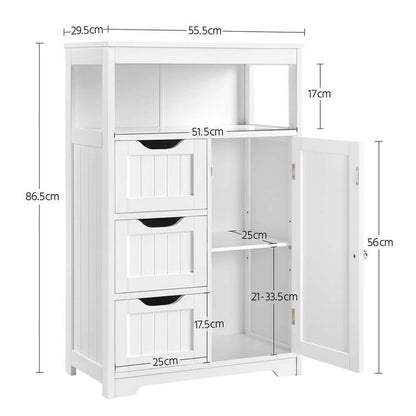 Yaheetech Cabinet Wooden Storage Organizer