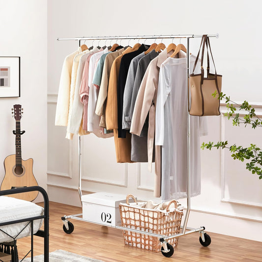 Yaheetech Rolling Clothes Rack
